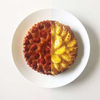 ハーフ・甘夏＆いちご